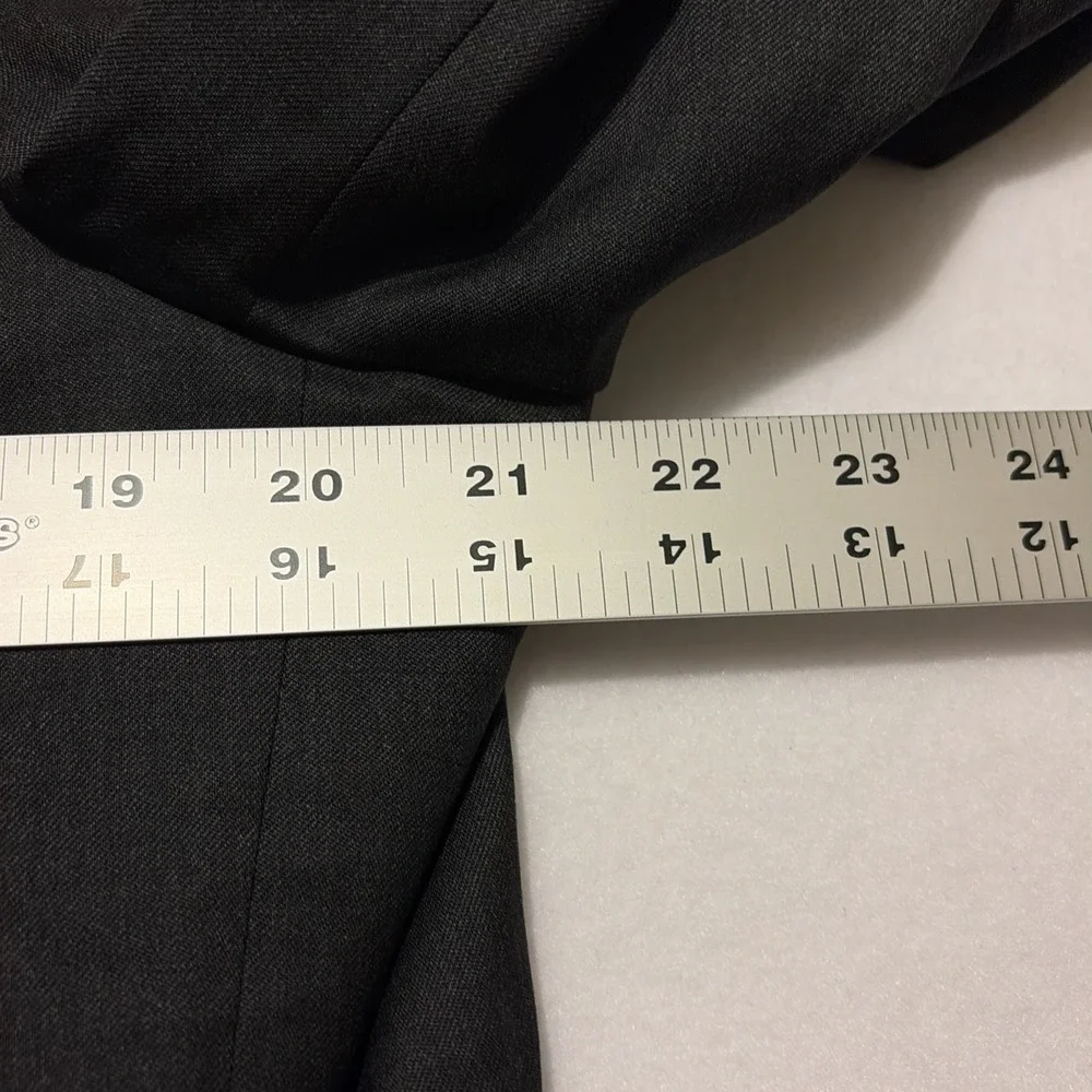 Hickey Freeman Loro Piana Mens Blazer Sport Coat 42L Gray Wool 2-Button Jacket
